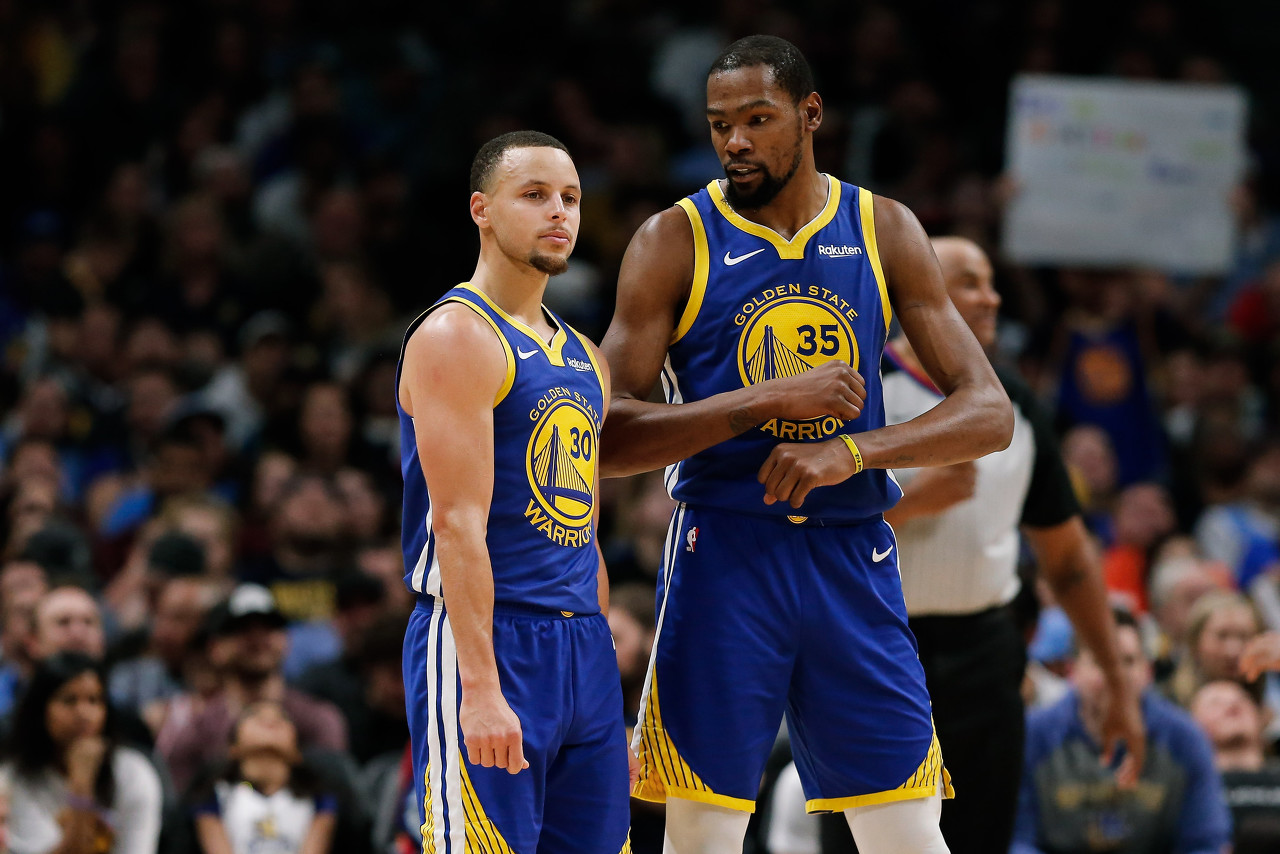 你會(huì)永遠(yuǎn)活在庫(kù)里陰影下！KD：在我幻想的NBA世界里我就是GOAT