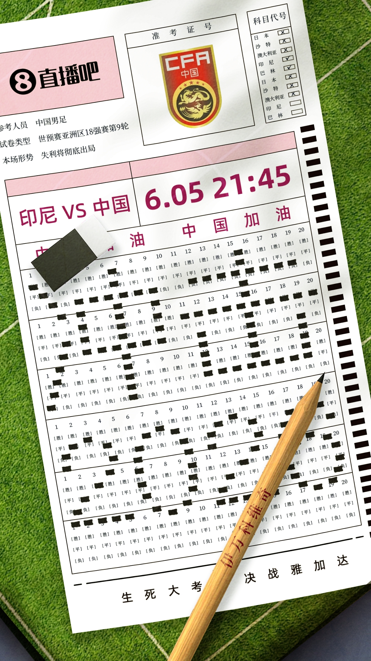生死戰(zhàn)賽果預(yù)測(cè)：國(guó)足生死戰(zhàn)客戰(zhàn)印尼能否取勝，延續(xù)出線希望？
