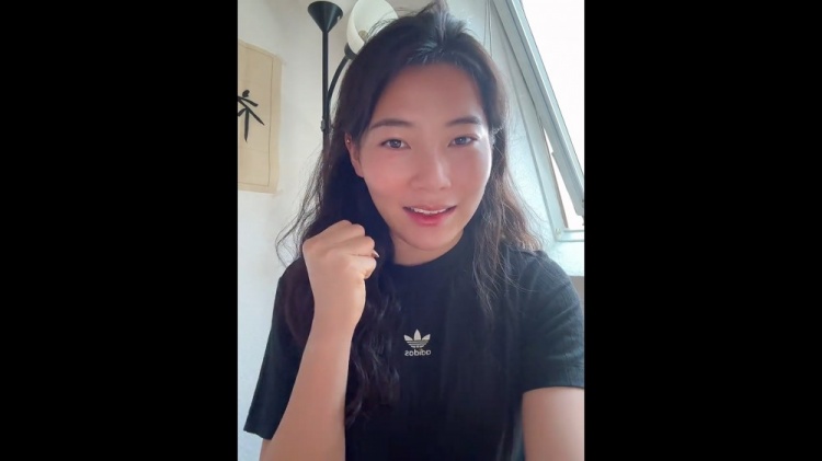 沈夢(mèng)露為家鄉(xiāng)淮安隊(duì)加油：秉持比賽第1友誼第14的精神，越戰(zhàn)越勇