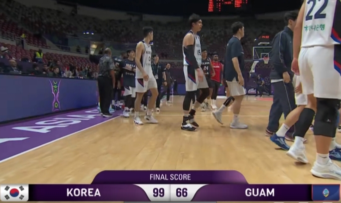 韓國隊(duì)33分狂勝關(guān)島輕松晉級(jí)！八強(qiáng)賽將對陣中國！